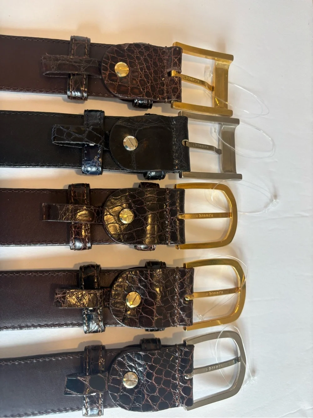 Giorgio’s Palm Beach (5) Men’s New Crocodile Belts